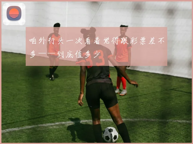 咱外行头一次看着觉得跟彩票差不多——到底值多少